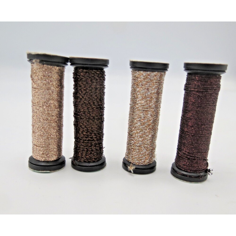 Kreinik Metallic Sparkle Mixed Lot Colors #8 Braid 3x5M 1x10M